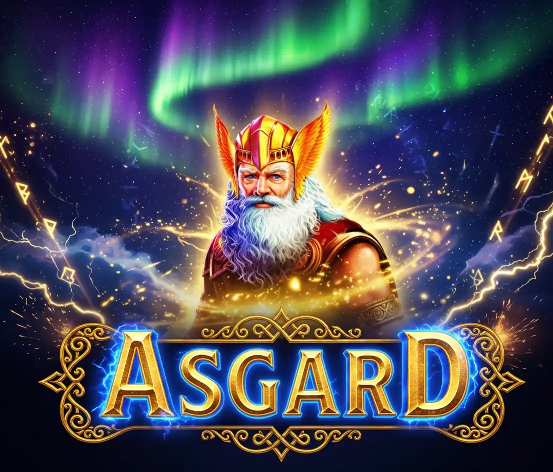 Asgard Norse mythology slot art