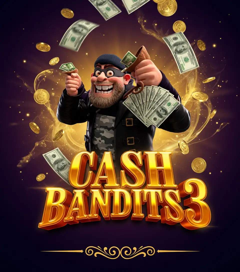 Cash Bandits 3 heist themed slot art