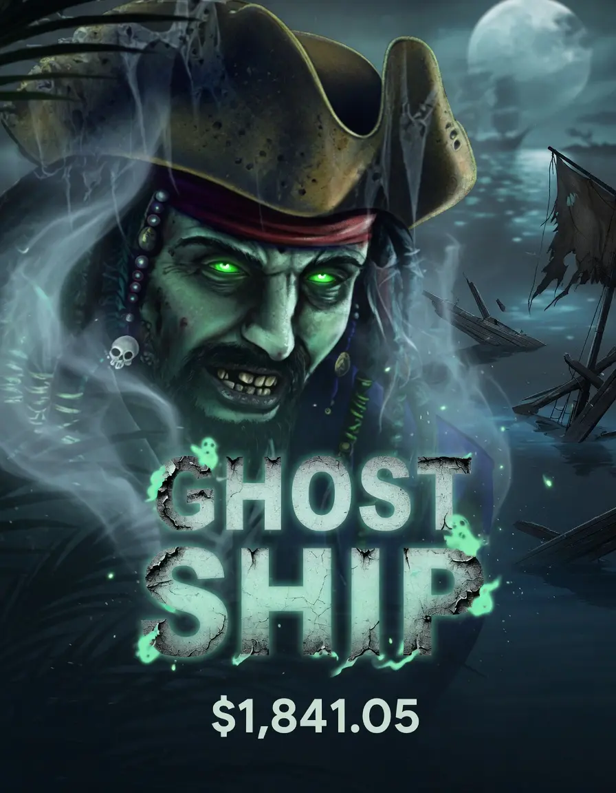 Ghost Ship slot spooky pirate game with jackpot