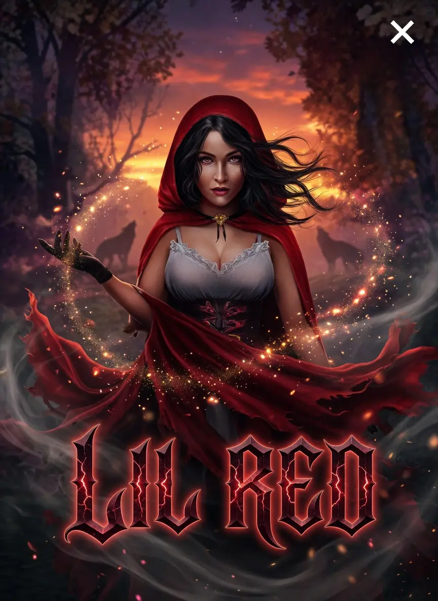 Lil Red slot dark fairy tale girl in red cape