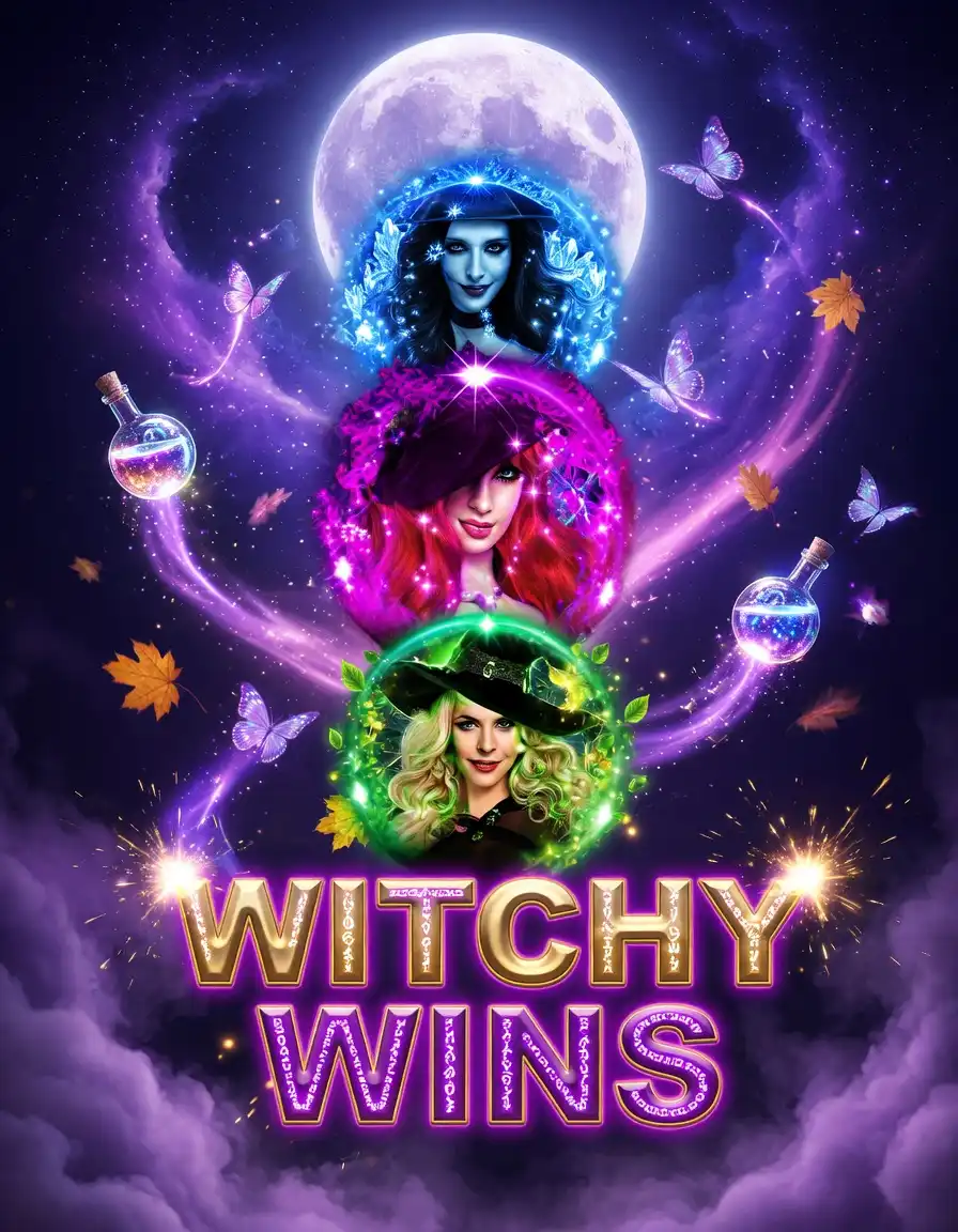 Witchy Wins mystical witch themed slot machine
